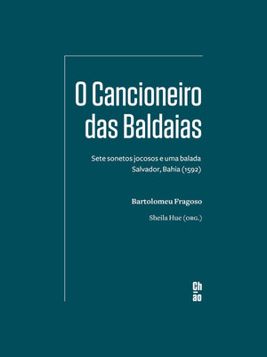 cover image of O Cancioneiro das Baldaias